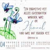 Stimmungsbild zu Geschützt in seiner Hand 2026 - Minikalender