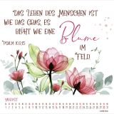 Stimmungsbild zu Gesegnet Tag für Tag 2026 - Wandkalender