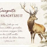 Stimmungsbild zu Minikarten Weihnachten "Meisterwerke" - 12 Stück