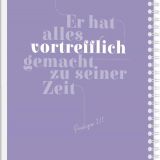 Stimmungsbild zu Stille Zeit mit Dir - Notizbuch (Flieder)