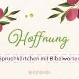 Spruchkärtchen mit Bibelworten 1 "Hoffnung"