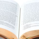 Stimmungsbild zu Die heilige Schrift - Leder braun, Rotgoldschnitt
