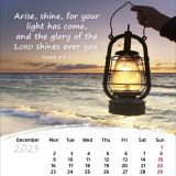 Leben für Dich 2024 - Englisch Postkartenkalender