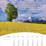Stimmungsbild zu Leben für Dich 2026 - Deutsch Postkartenkalender