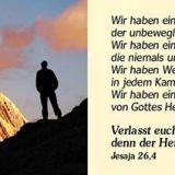 Stimmungsbild zu Denn du bist bei mir - Grossdruck-Verteilheft