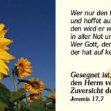 Stimmungsbild zu Denn du bist bei mir - Grossdruck-Verteilheft