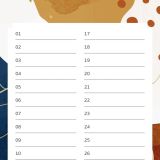 Stimmungsbild zu Geburtstagskalender Pattern - immerwährend