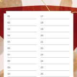 Stimmungsbild zu Geburtstagskalender Pattern - immerwährend