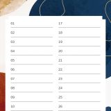 Stimmungsbild zu Geburtstagskalender Pattern - immerwährend