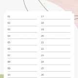 Stimmungsbild zu Geburtstagskalender Pattern - immerwährend