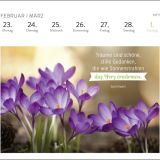 Stimmungsbild zu Was ich dir wünsche für jeden Tag 2026 - Postkartenkalender