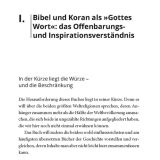 Koran und Bibel