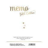 Memo Block A6: Unendlich geliebt  (Gold-Edition)