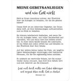 Stimmungsbild zu Eintragheft: Meine Gebetsanliegen