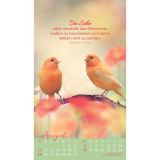 Beflügelt und geborgen 2024 - Postkartenkalender