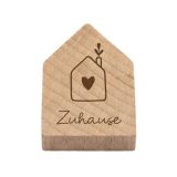 Stimmungsbild zu Holzhaus Magnet "Zuhause"