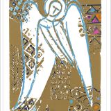 Stimmungsbild zu Kunstkarten-Set "Goldener Engel"