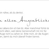 Stimmungsbild zu Ich bin bei dir - Textkarten