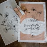 Stimmungsbild zu Geschirrtuchset - blühende Worte