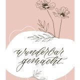 Stimmungsbild zu Geschirrtuchset - blühende Worte