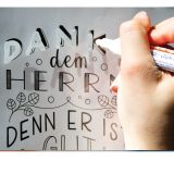 Bibel-Lettering Fensterbilder