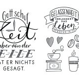 Bibel-Lettering Fensterbilder