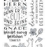 Bibel-Lettering Fensterbilder