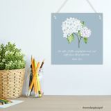 Stimmungsbild zu Deko-Schild „Hortensie“