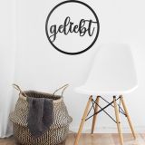 Wandbild "geliebt"