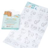 Stimmungsbild zu Mal- und Memo-Set "Löwe"