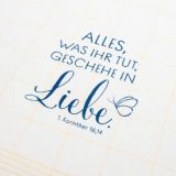 Geschirrtuch "Alles, was ihr tut, geschehe in Liebe"