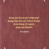 Stimmungsbild zu Lieder, die das Christentum geprägt haben