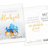 Stimmungsbild zu Doppelkartenset - Hochzeit 5 Stk.