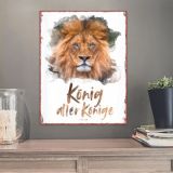 Stimmungsbild zu Metallschild groß - König aller Könige