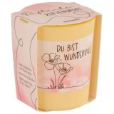 Stimmungsbild zu Duftkerze "Du bist wundervoll"