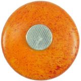 Speckstein-Magnet: Sei behütet - orange