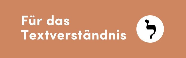 Für das Textverständnis