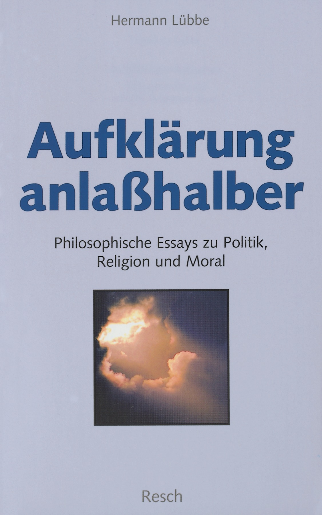 Aufklarung Anlasshalber Buch Taschenbuch