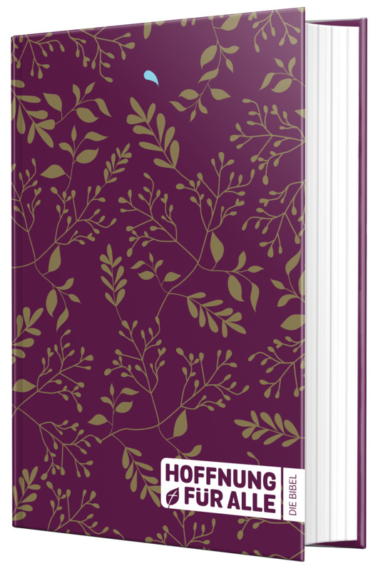 Hoffnung für alle. Die Bibel - Golden Leaves/Purple Edition - Cover