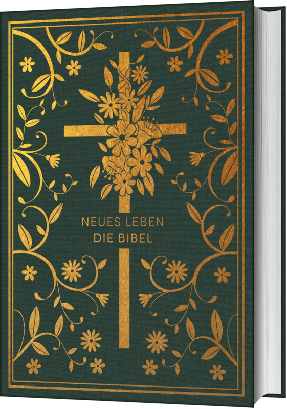 Neues Leben. Die Bibel - Golden Grace Edition, Waldgrün