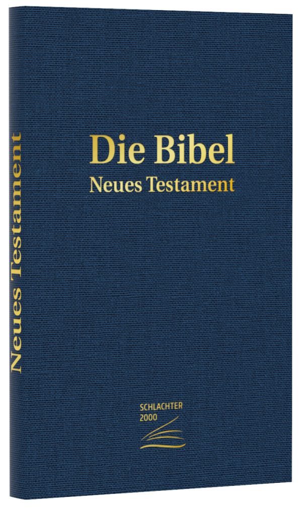 Schlachter 2000 - Neues Testament (dunkelblau, Goldprägung)