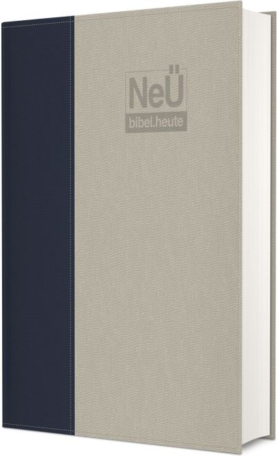 NeÜ Bibel.heute - Taschenausgabe - blau/grau - Cover