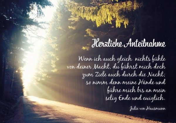 Faltkarte Herzliche Anteilnahme Christlicher Bücherladen